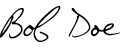 Sample custom signature