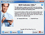 Click to see the MICR calibration utility that comes with this software package