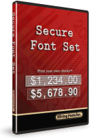 Secure Font Set Box